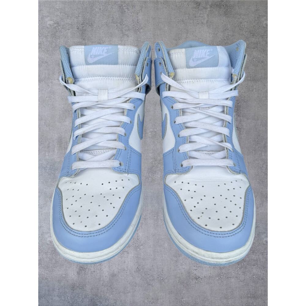Nike Dunk High Aluminum Womens Size 7 White Light Blue DD1869-107 Sneakers 2021